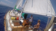 sailing to Molokini with Christian and family