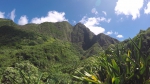 Iao valley draws the typical Hawaiian picture